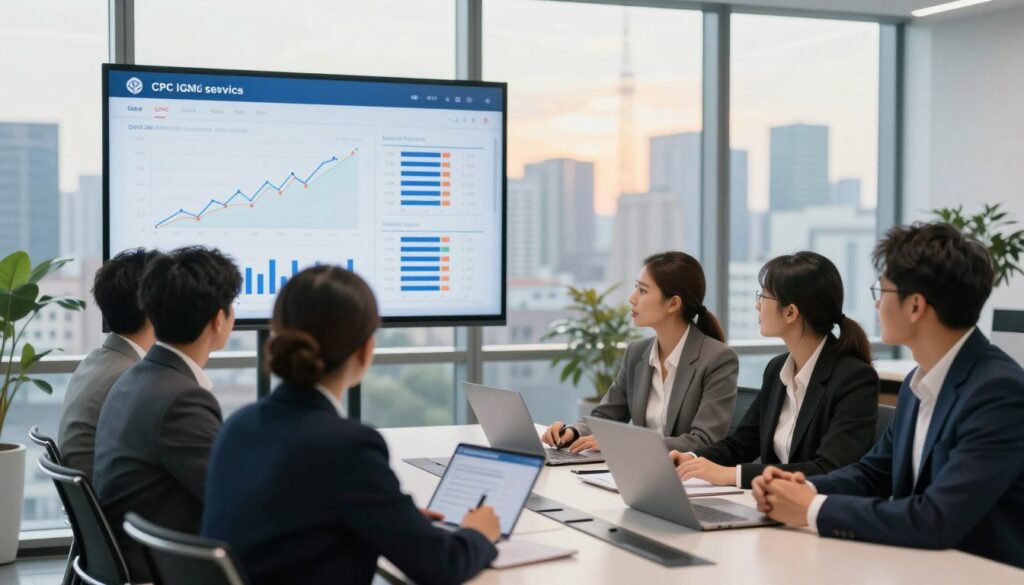 financial services CPC data visualization